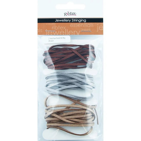 3mm Simulated Faux Leather Thonging (available in 3 colours)